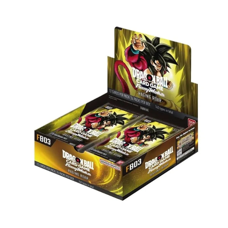 Dragon Ball Super Card Game FB-03 Raging Roar Fusion World booster box