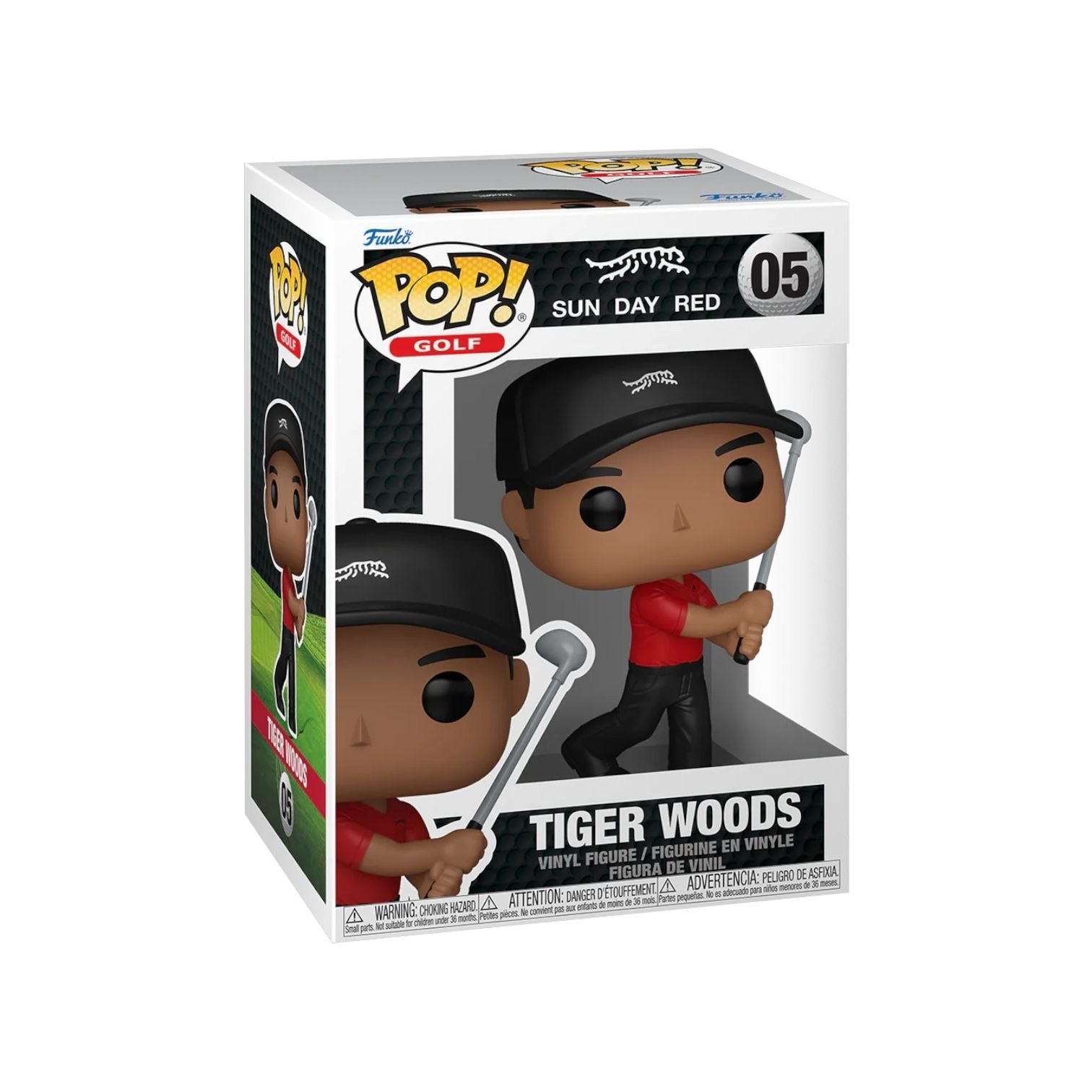 Tiger Woods #05 Pop Golf Sun Day Red