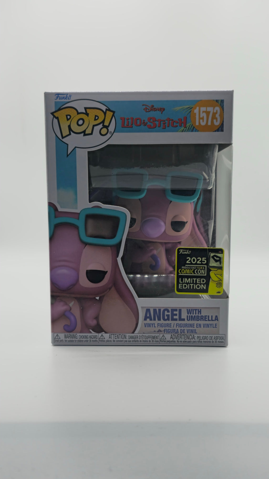 Funko Pop! Disney: Lilo & Stitch - Angel with Umbrella #1573 (2025 SDCC Exclusive)