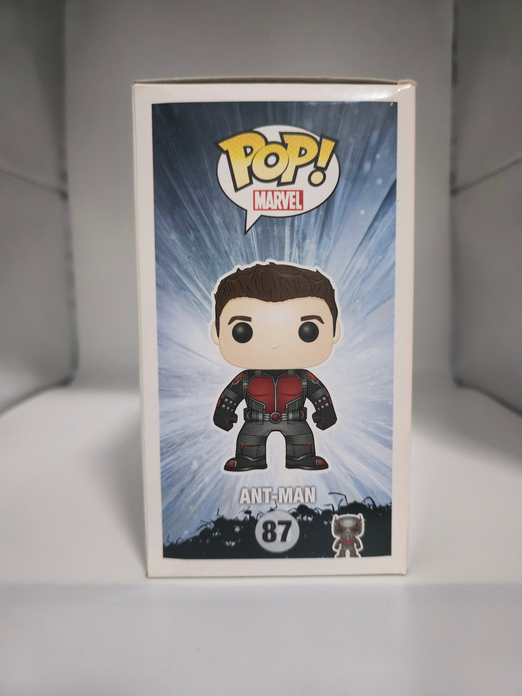 Ant-Man Funko Pop #87 other side of box