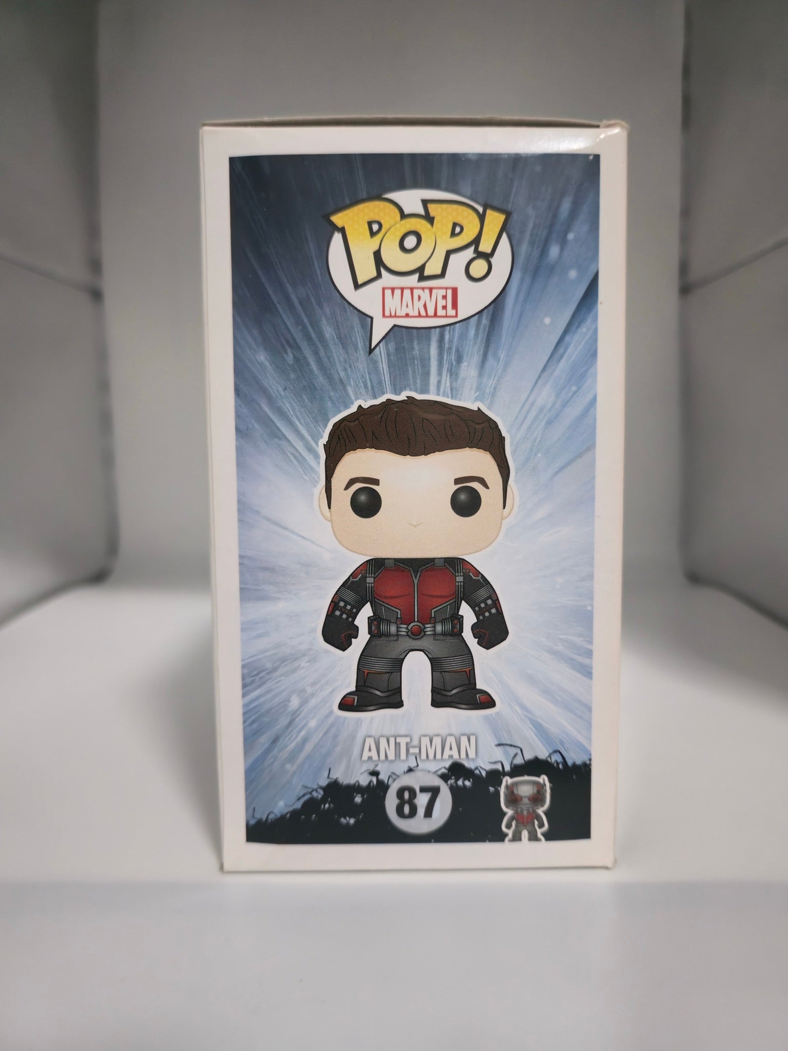 Ant-Man Funko Pop #87 other side of box