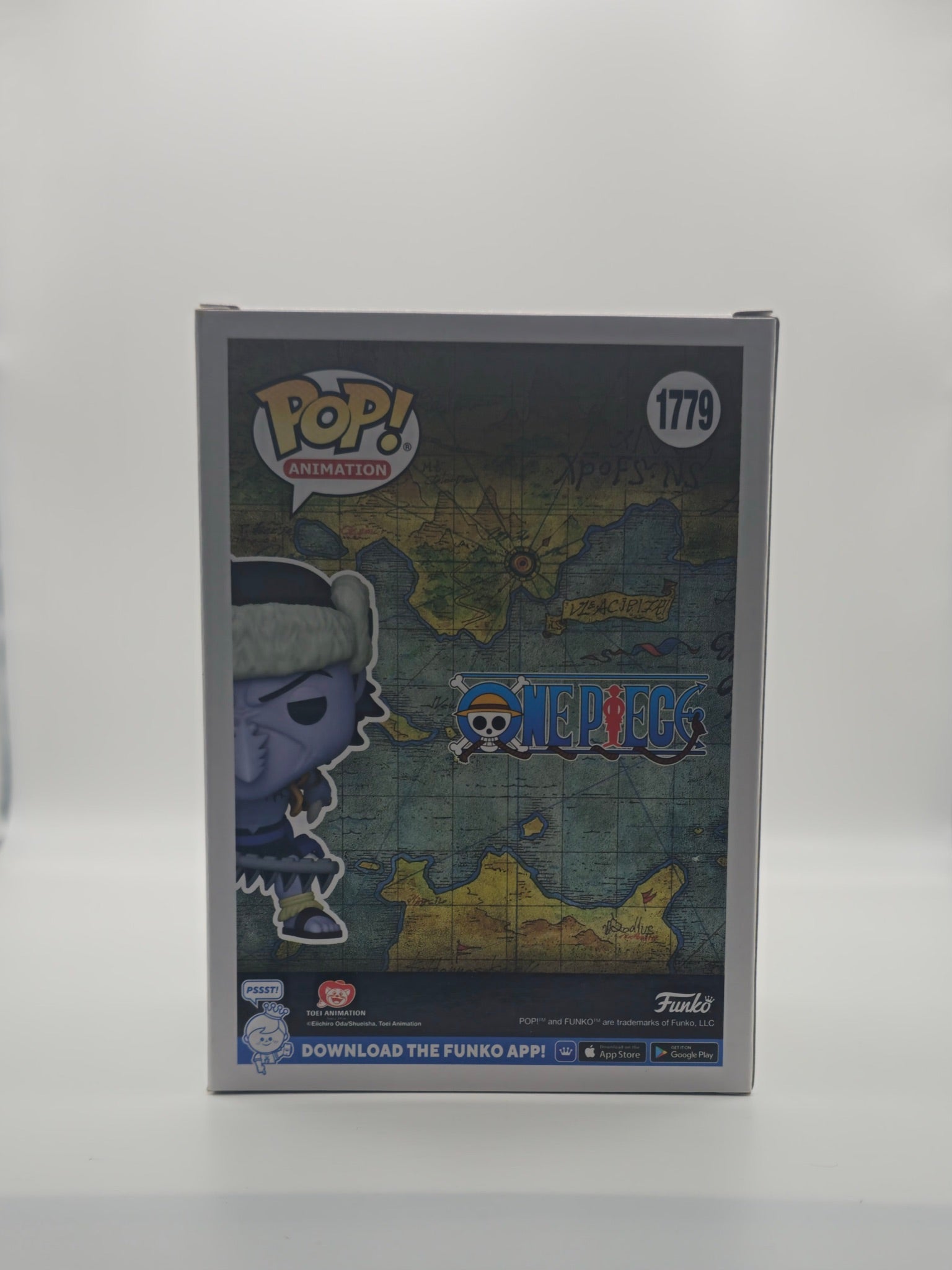 Funko Pop Arlong #1779 - back of box