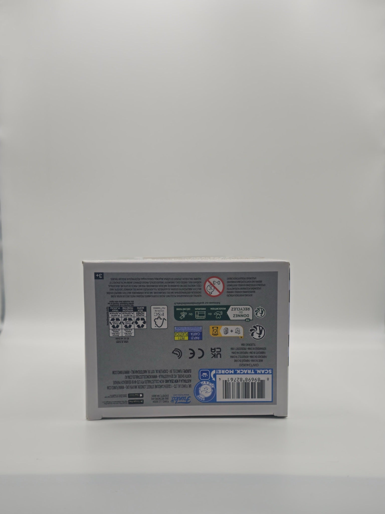 Funko Pop Arlong #1779 - bottom of box with barcode