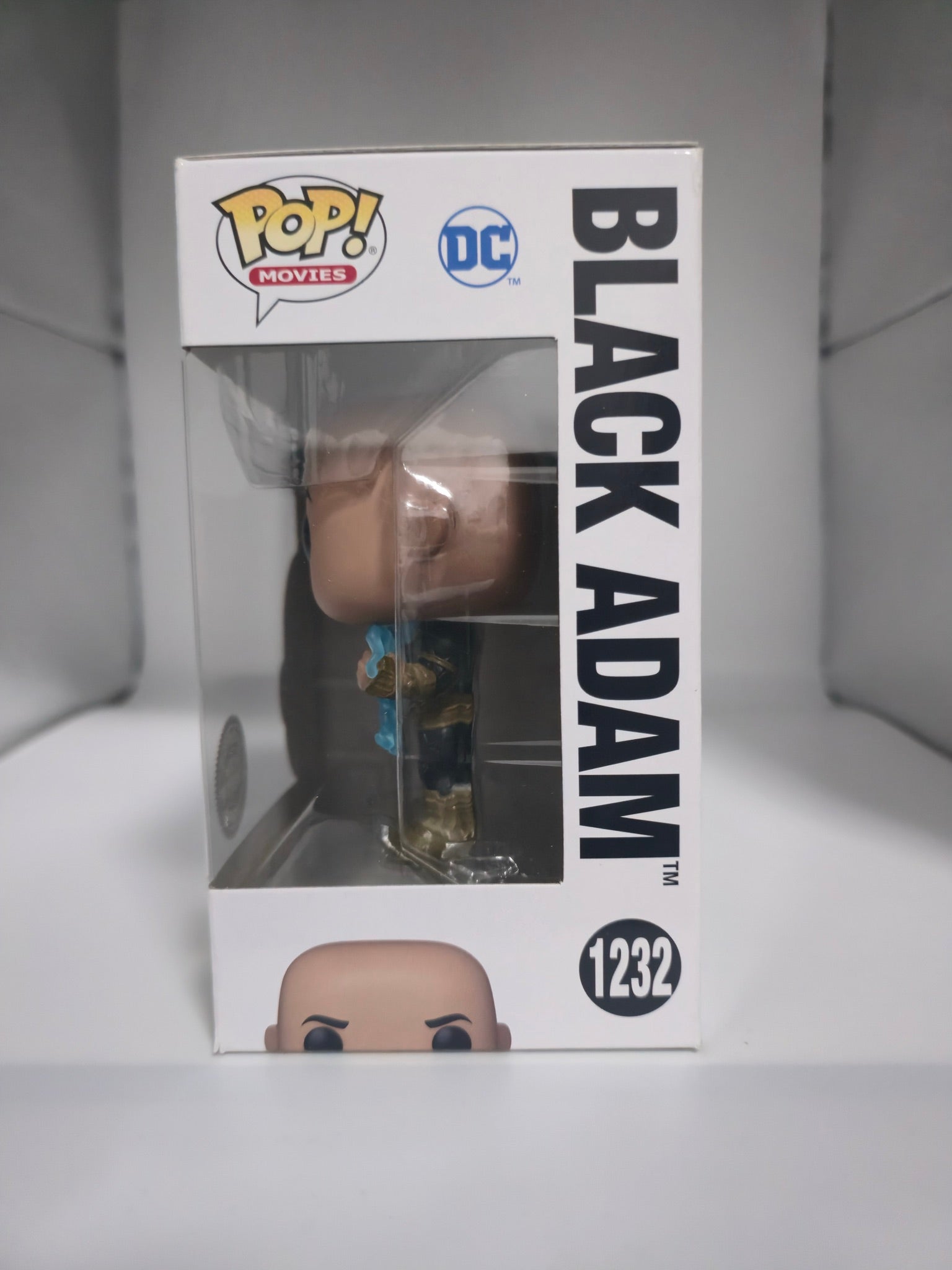 Black Adam Funko Pop #1232 box side