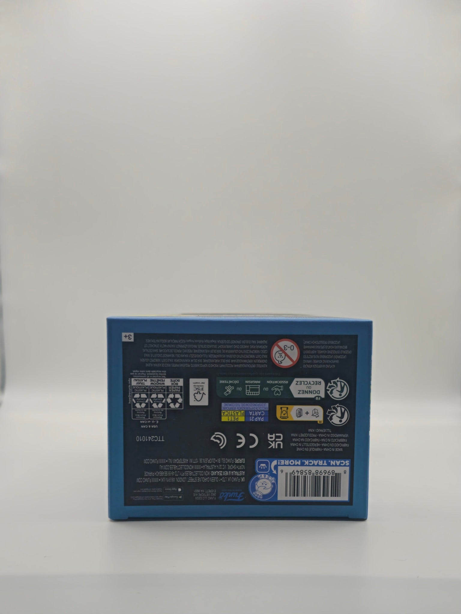 Funko Pop Blim Blam #328 - bottom of box with barcode