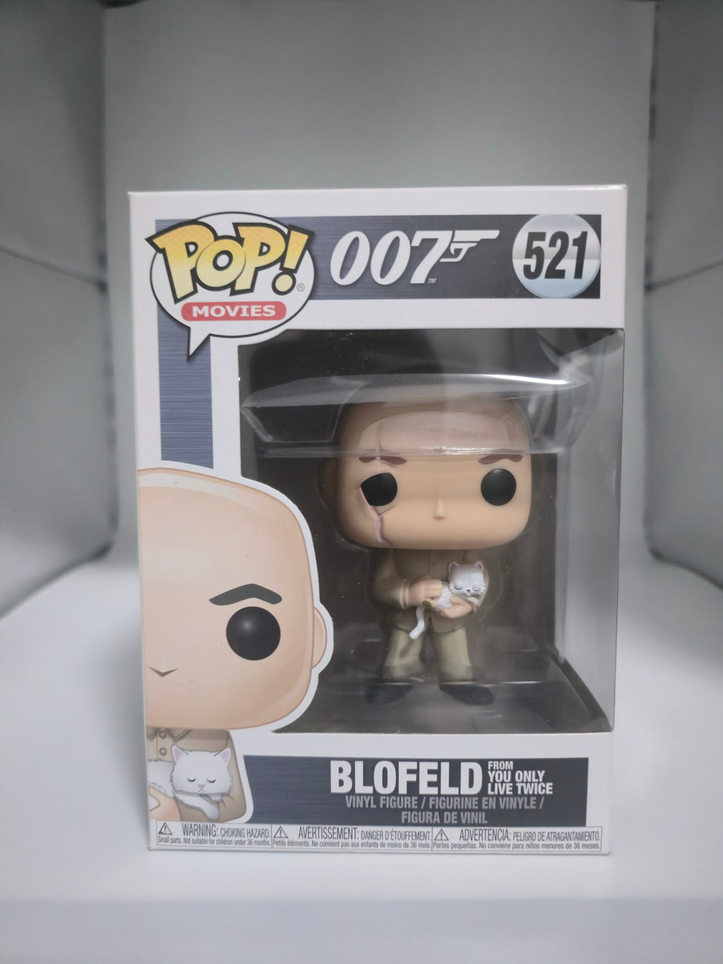 Funko Pop 007 Blofeld You Only Live Twice #521 - front of box