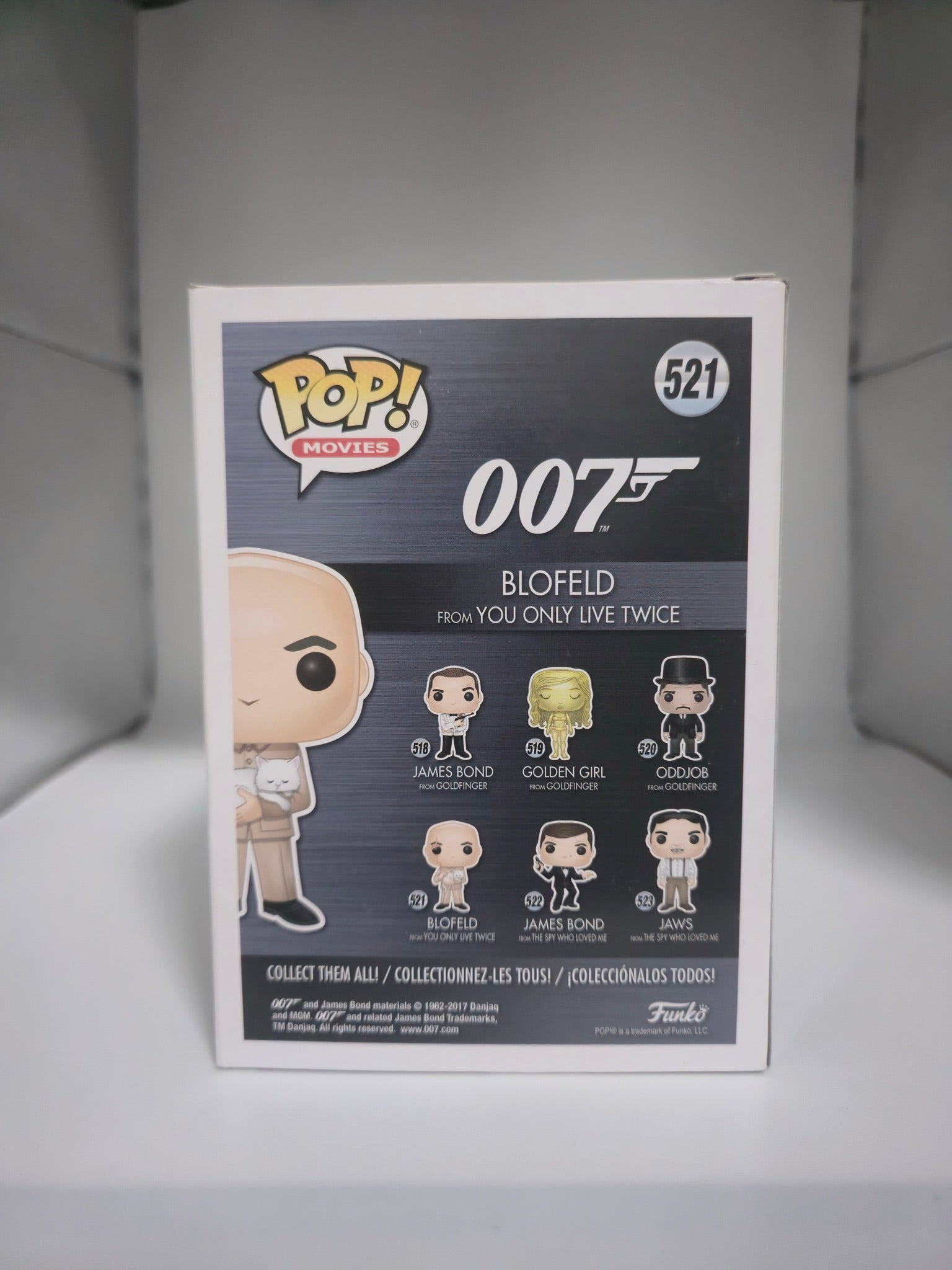 Funko Pop Blofeld #521 - back of box