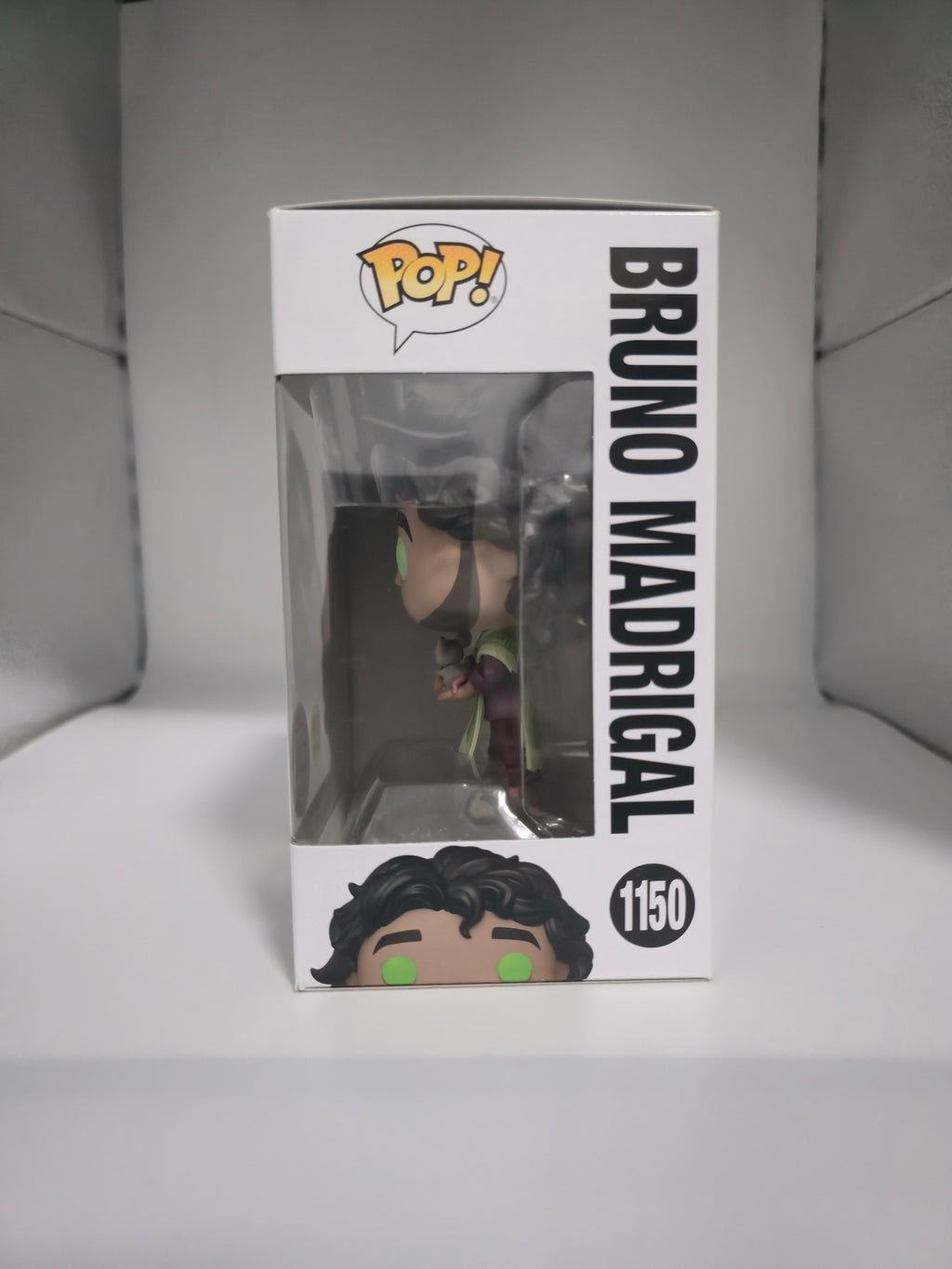 Bruno Madrigal Funko Pop #1150 side of box