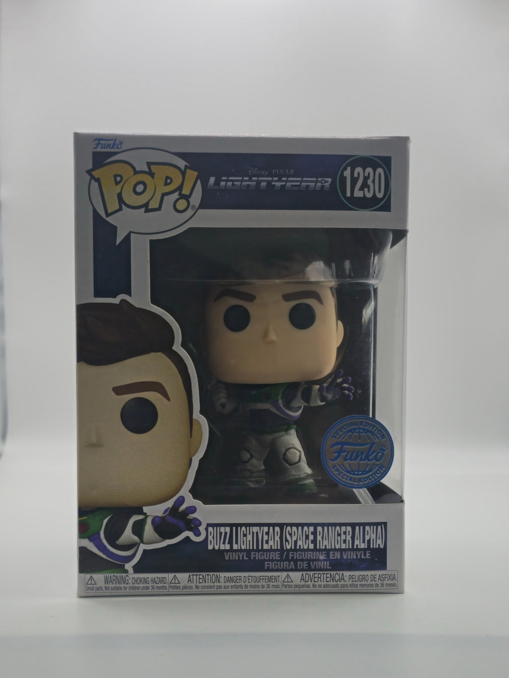 Funko Pop Lightyear Buzz Lightyear Space Ranger Alpha #1230 - front of box