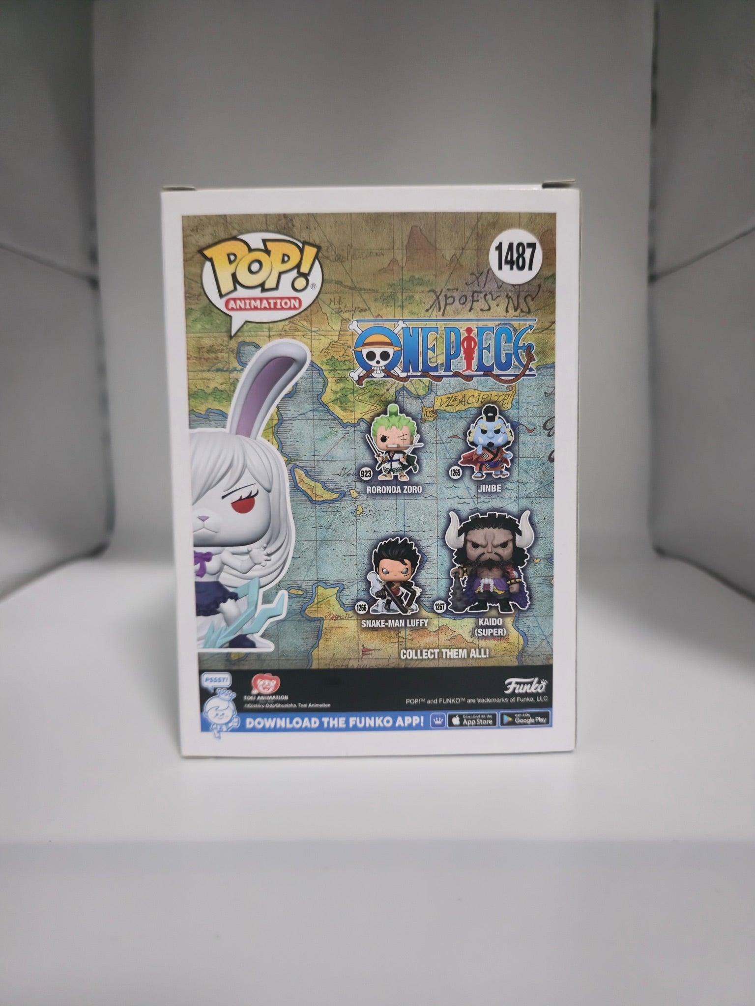 Funko Pop! One Piece Carrot #1487 back of box