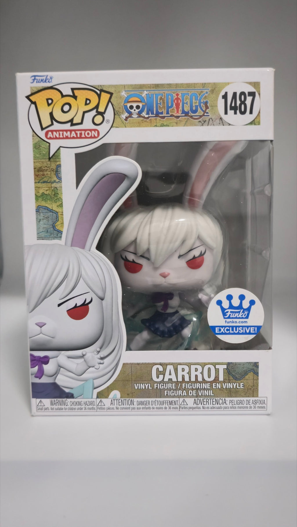 Funko Pop! One Piece Carrot #1487 front of box