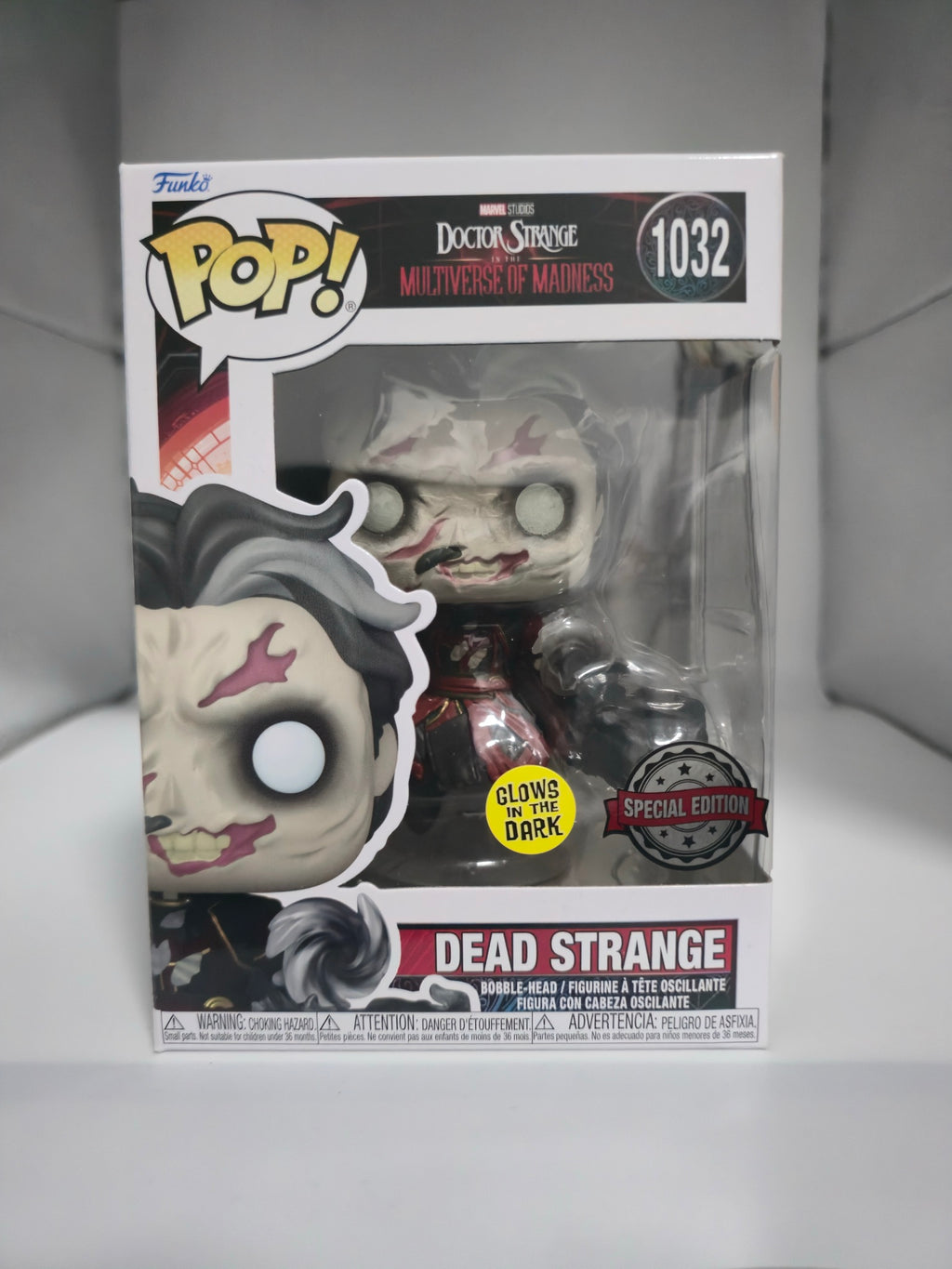 Dead Strange Funko Pop #1032 front of box