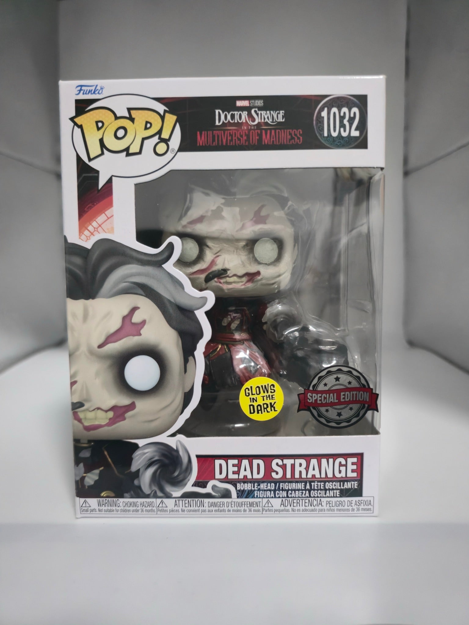 Dead Strange Funko Pop #1032 front of box