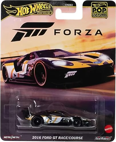 Hot Wheels Premium Pop Culture Forza 2016 Ford GT Race Course 1:64 die-cast on card