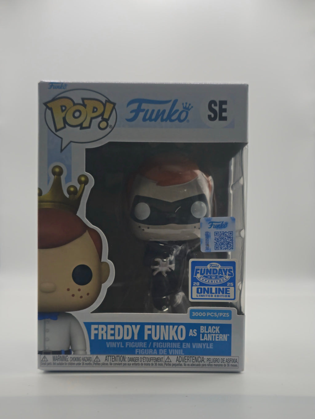 Funko Pop Freddy Funko as Black Lantern SE Fundays 2025 - front of box