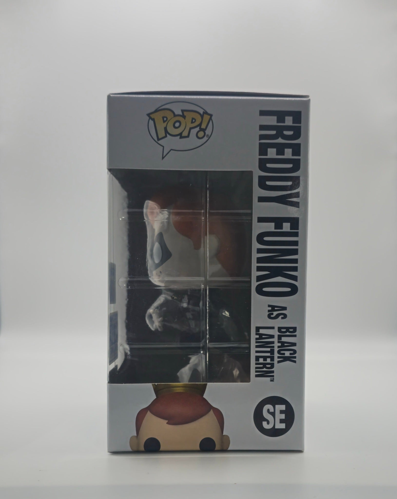 Funko Pop Freddy Funko Black Lantern - side of box