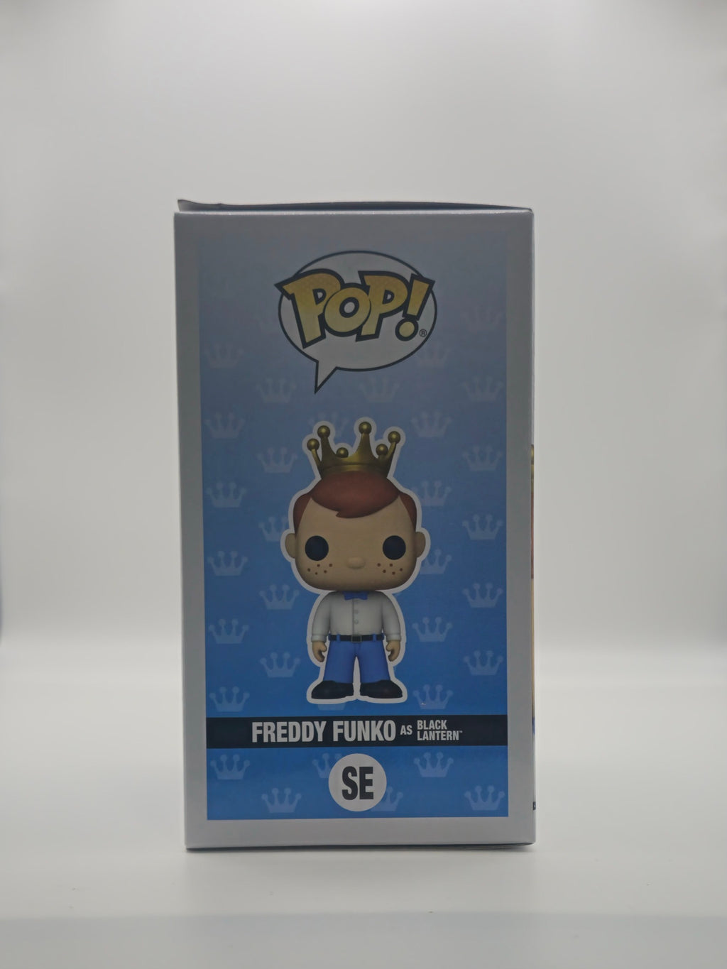 Funko Pop Freddy Funko Black Lantern - other side of box