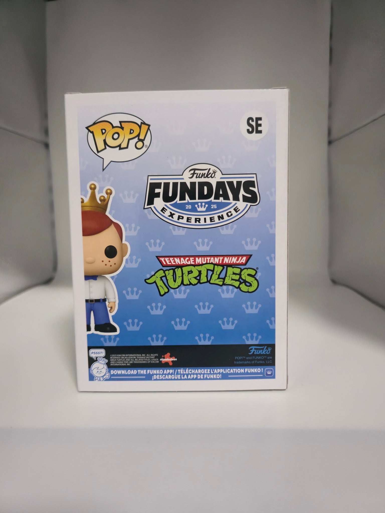 Freddy Funko as Metalhead SE Funko Pop back of box