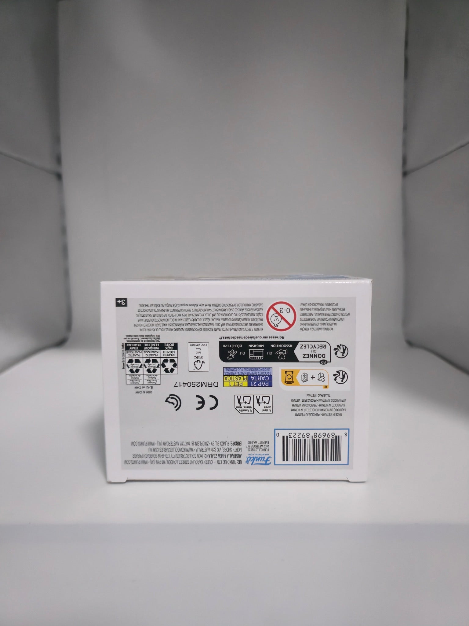 Freddy Funko as Metalhead SE Funko Pop bottom of box