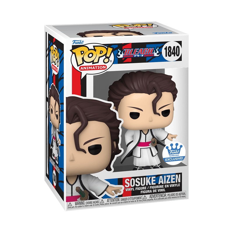 Sosuke Aizen #1840 Bleach Funko Shop Exclusive in box