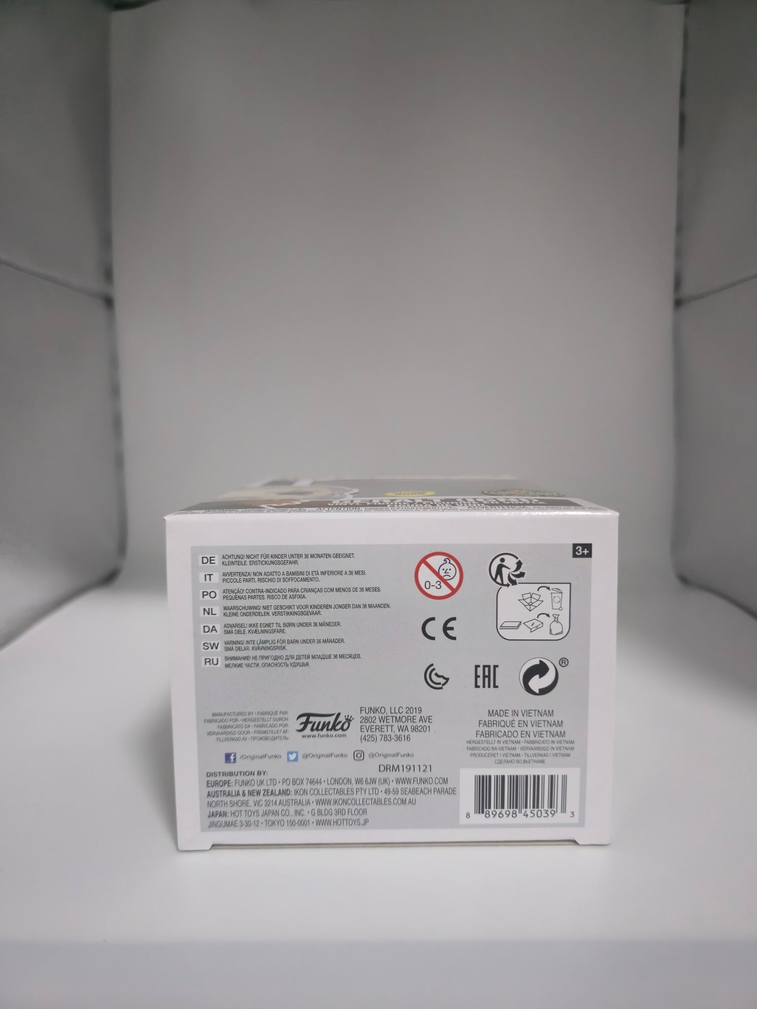 Geralt (Igni) Funko Pop #554 bottom of box