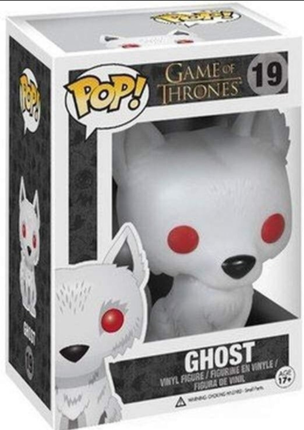 Ghost Direwolf #19 Game of Thrones in box