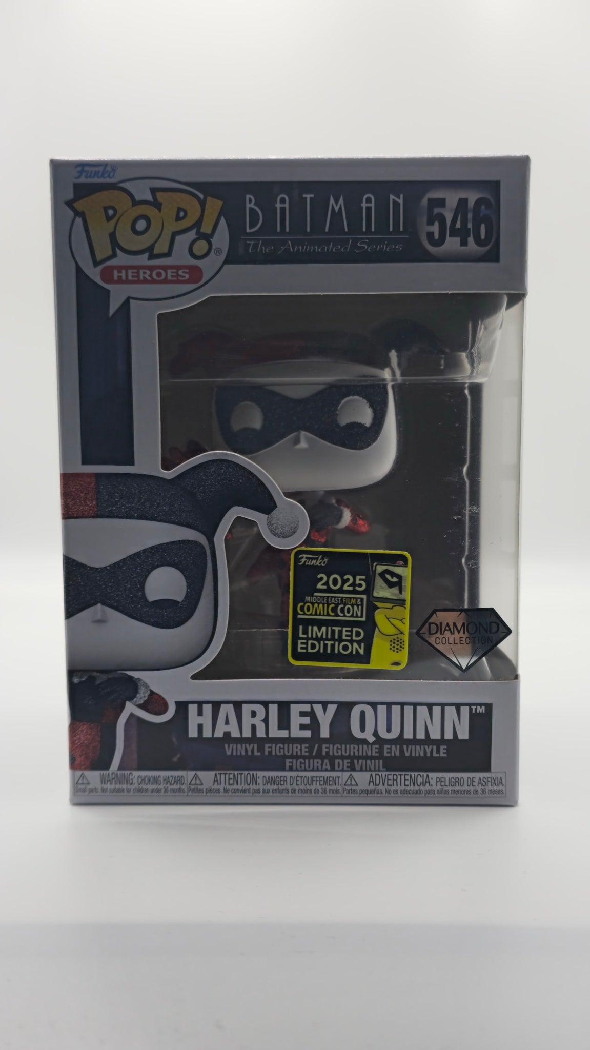 Funko Pop! Heroes: Batman The Animated Series - Harley Quinn #546 (Diamond Collection) (MEFCC 2025 Exclusive)