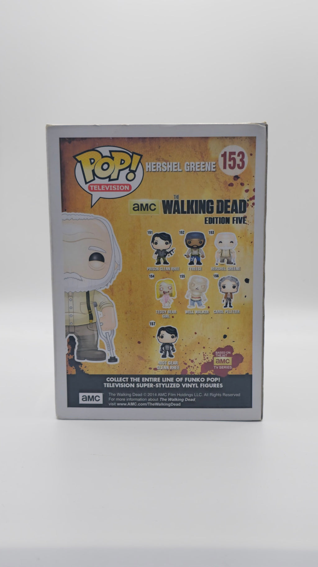 Funko Pop! Hershel Greene #153 - back