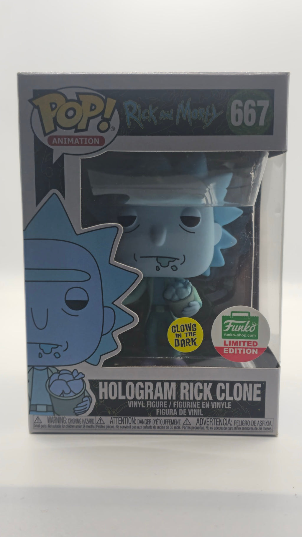 Hologram Rick Clone #667 - front