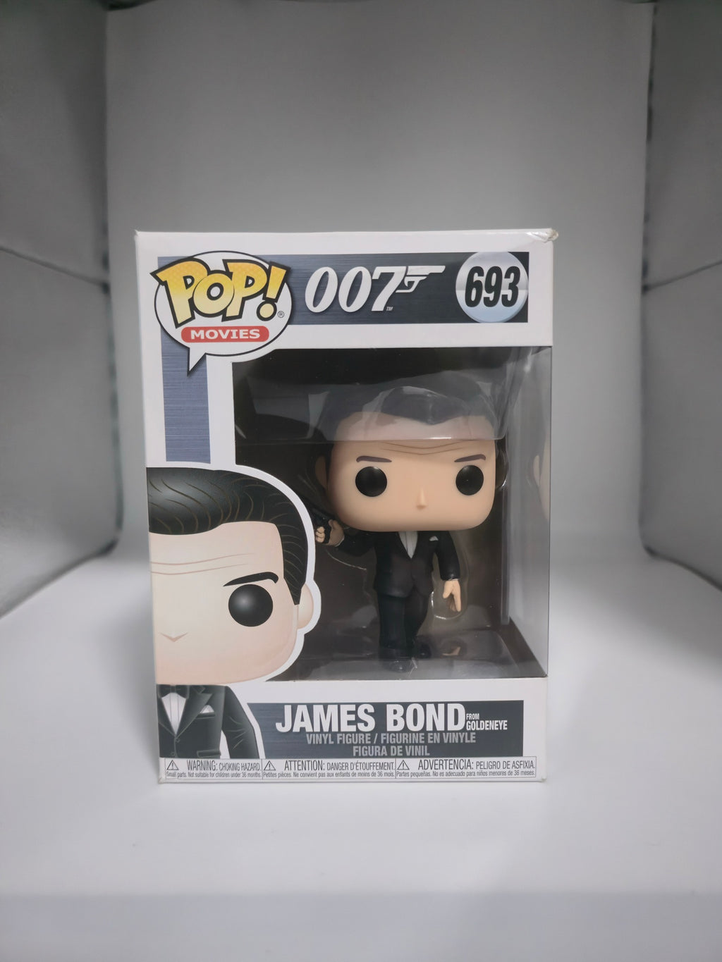 Funko Pop 007 James Bond GoldenEye #693 - front of box