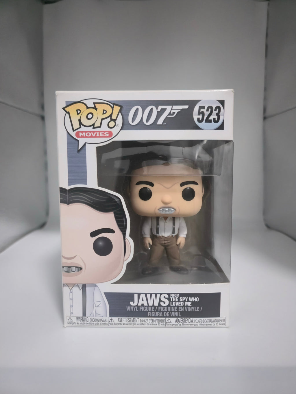 Funko Pop 007 Jaws The Spy Who Loved Me #523 - front of box