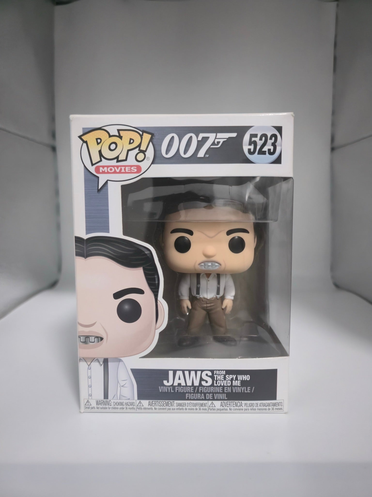 Funko Pop 007 Jaws The Spy Who Loved Me #523 - front of box