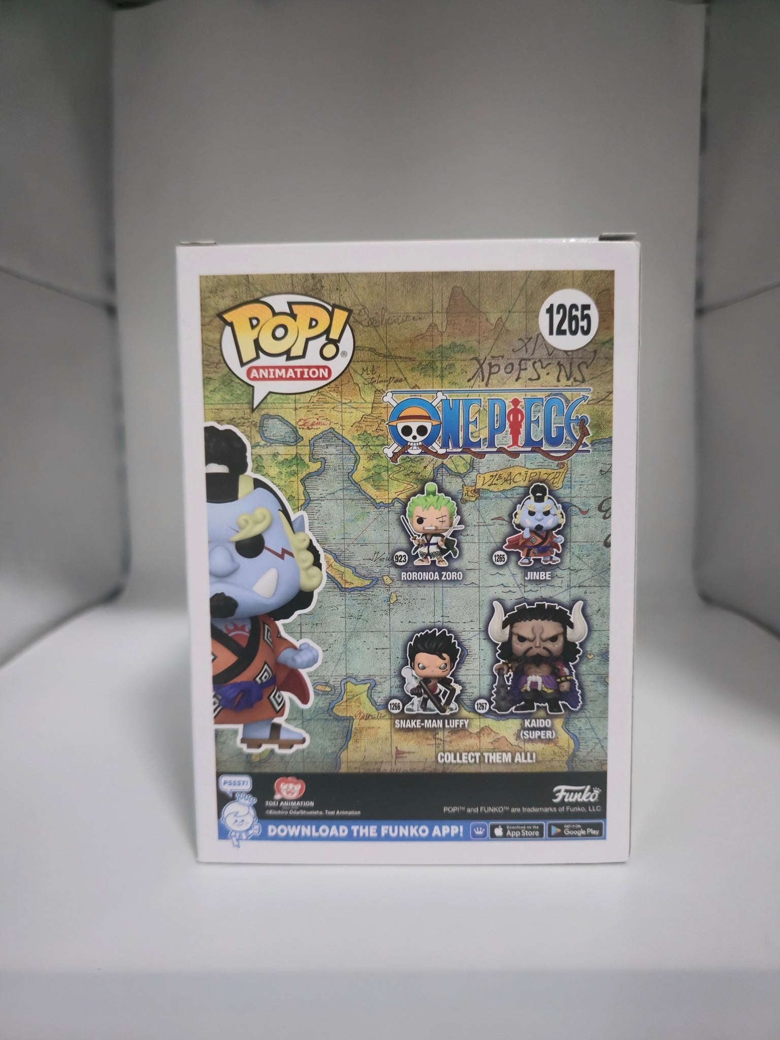 Jinbe Funko Pop #1265 Chase back of box