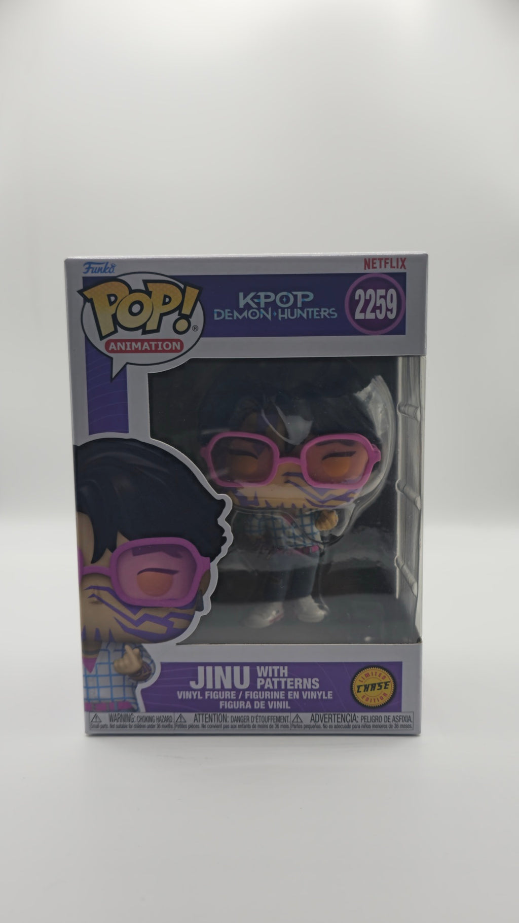 Funko Pop! Animation: KPop Demon Hunters - Jinu with Patterns #2259 (Chase)
