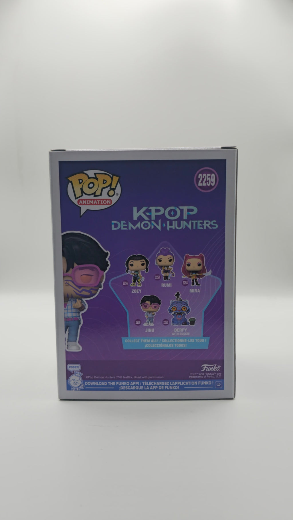 Funko Pop! Animation: KPop Demon Hunters - Jinu with Patterns #2259 (Chase)