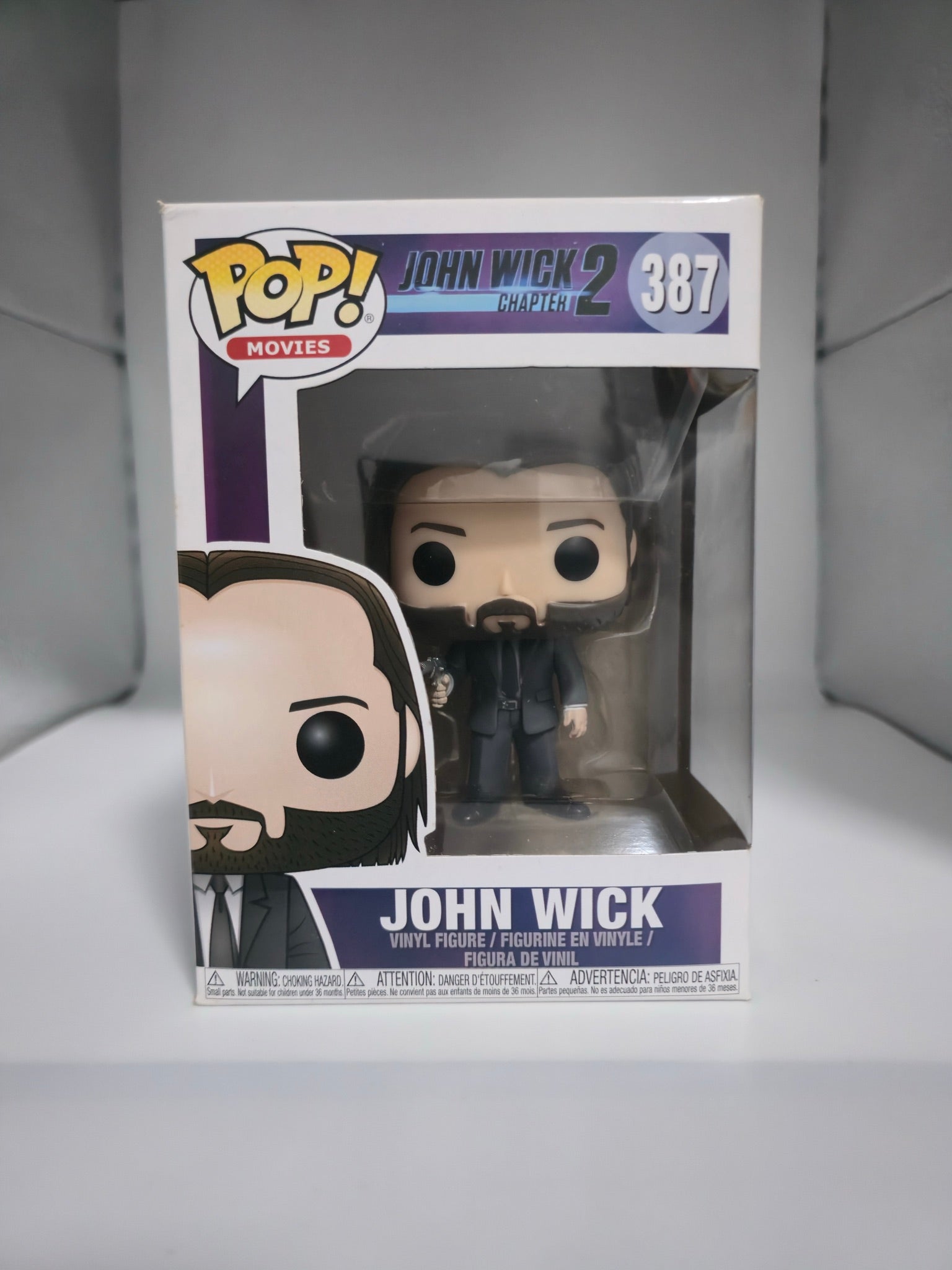 Funko Pop! John Wick #387 Chapter 2 front of box
