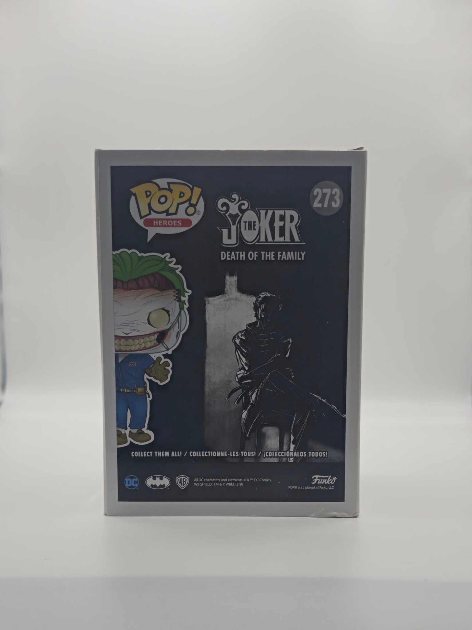 Funko Pop Joker #273 - back of box