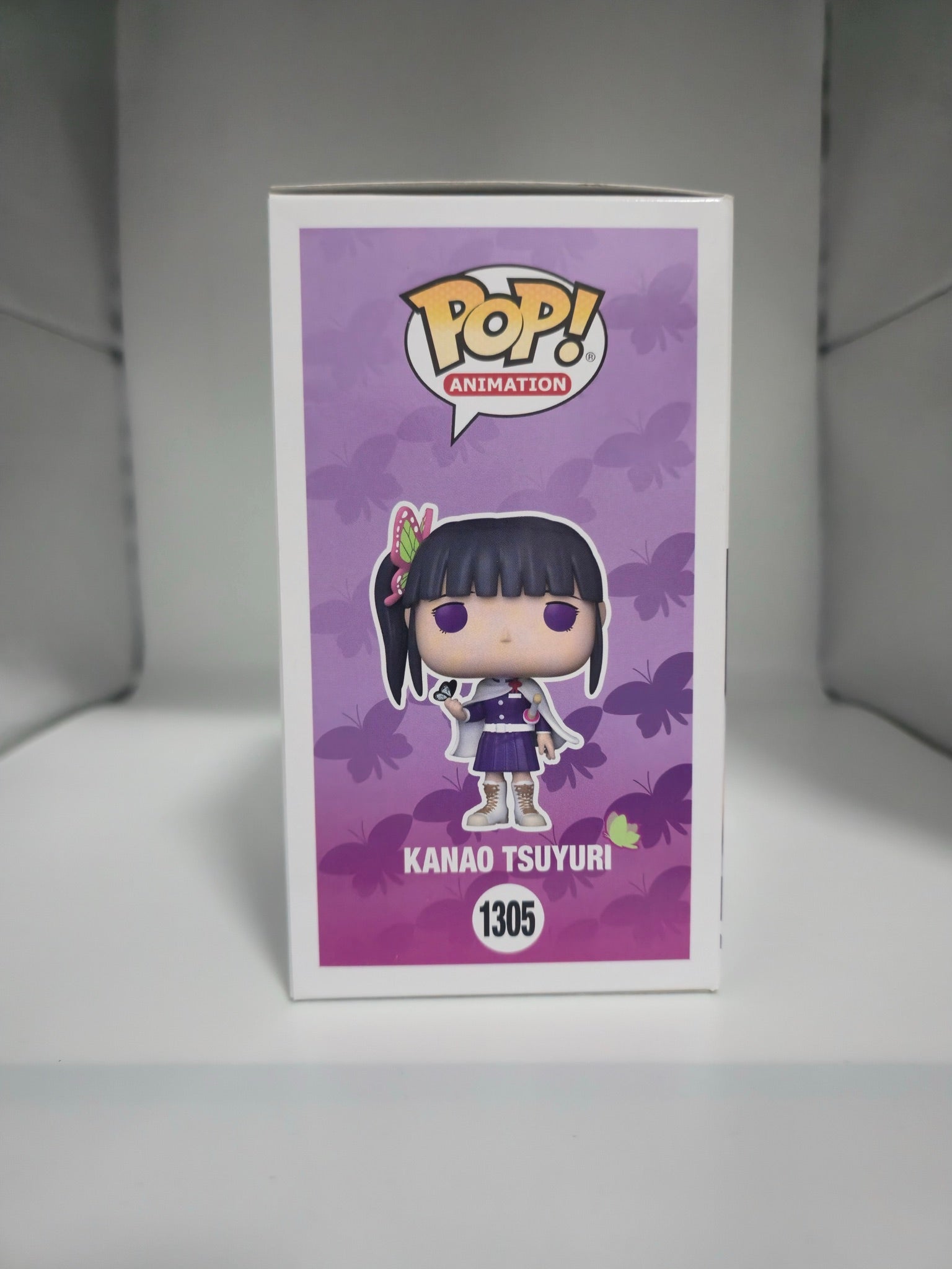 Kanao Tsuyuri Demon Slayer Funko Pop #1305 side of box