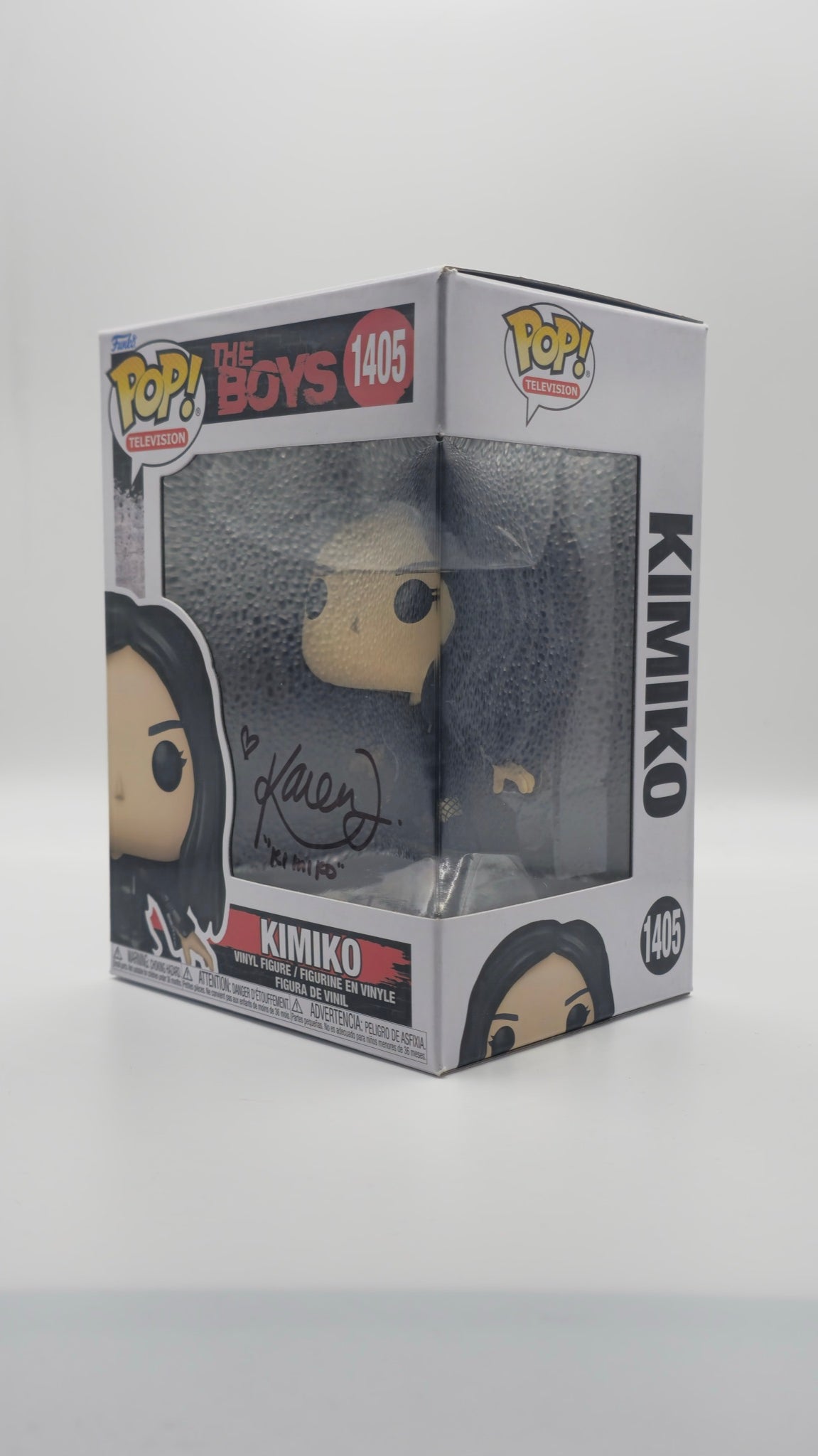 Kimiko #1405 signed - front with autograph