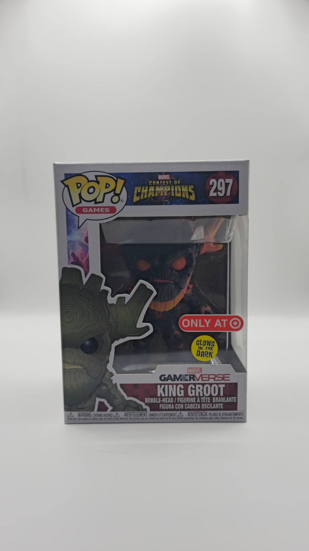 Funko Pop! Games: Marvel Contest of Champions - King Groot #297 (Glow in the Dark) (Target Exclusive)
