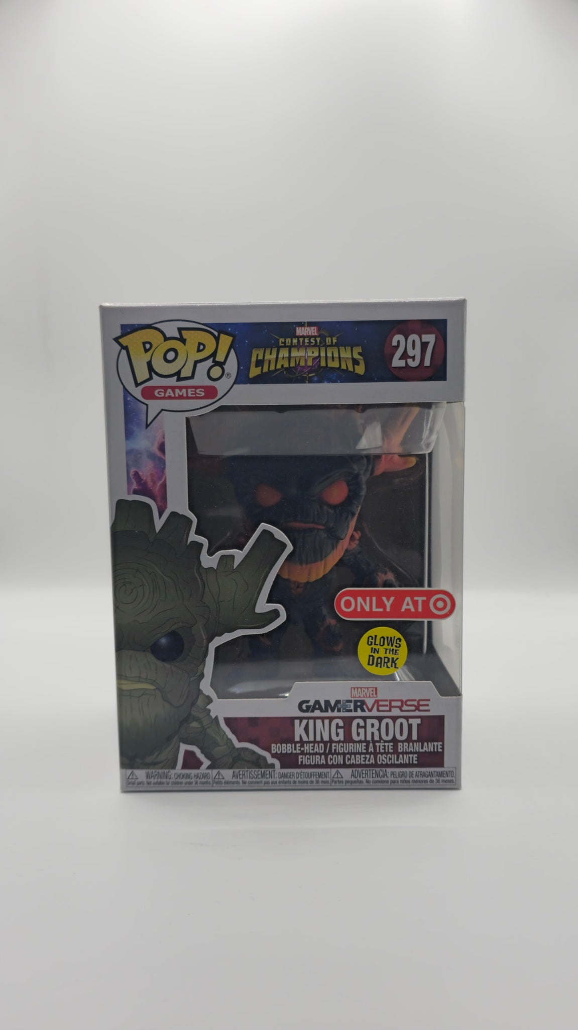 Funko Pop! Games: Marvel Contest of Champions - King Groot #297 (Glow in the Dark) (Target Exclusive)