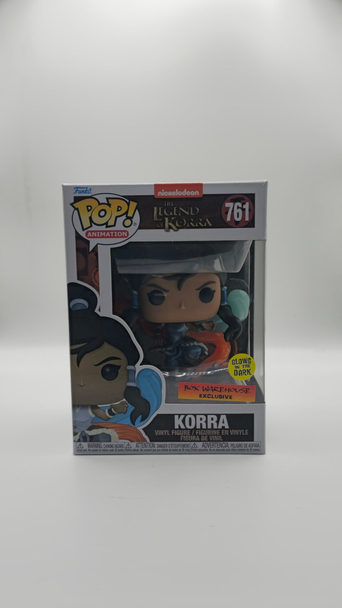 Funko Pop! Animation: The Legend of Korra - Korra #761 (Glow in the Dark) (Box Warehouse Exclusive)