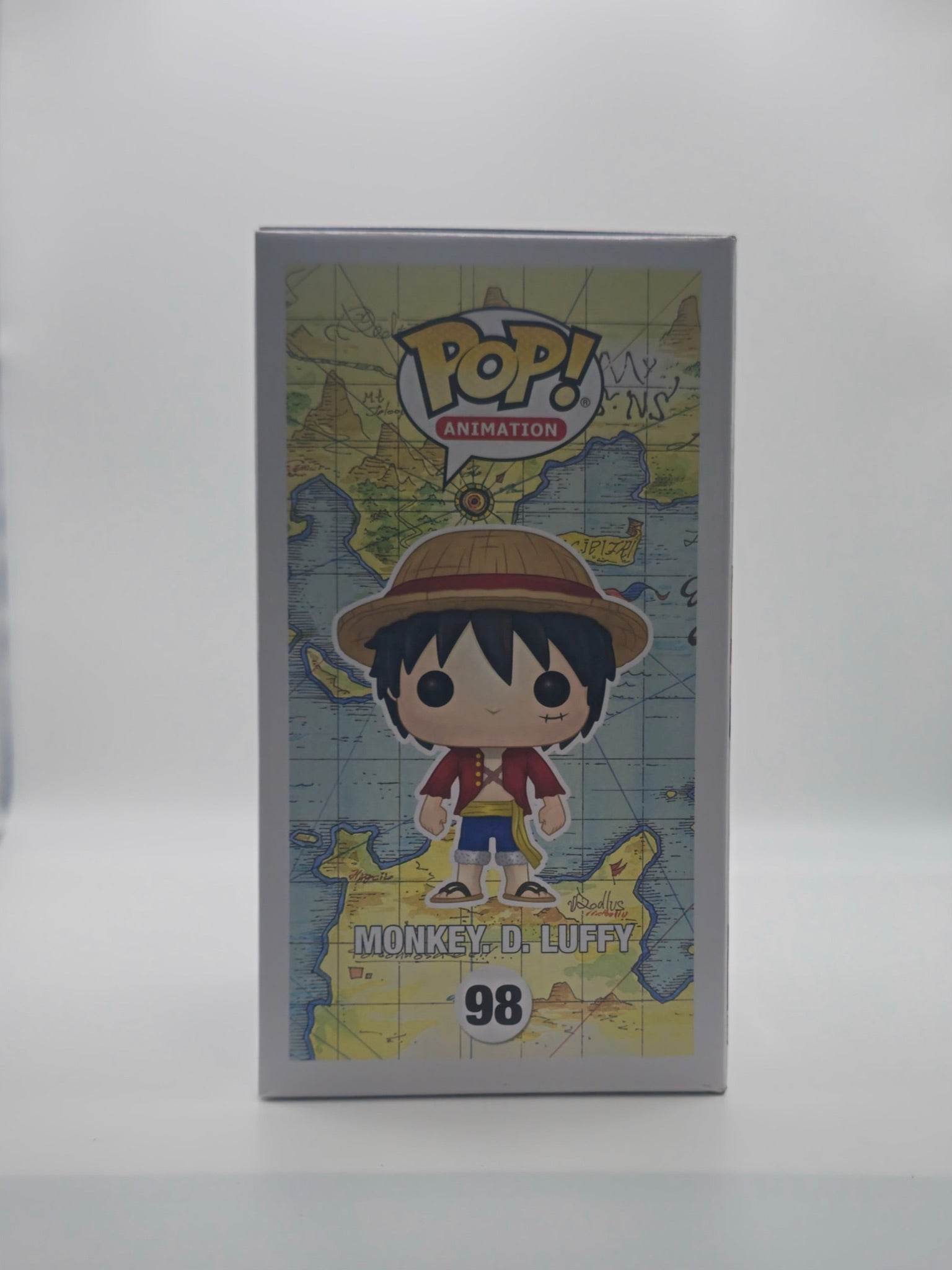 Funko Pop Monkey D. Luffy #98 - other side of box