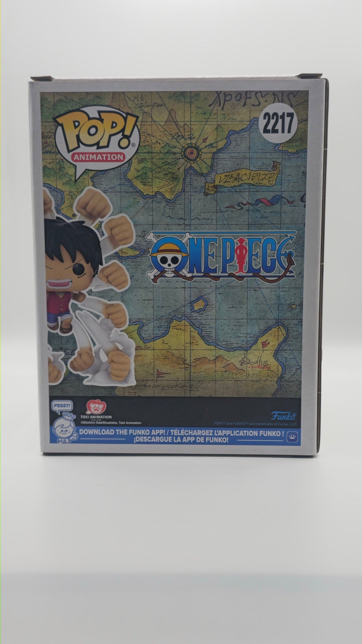Monkey D. Luffy Gum Gum Gatling #2217 - back