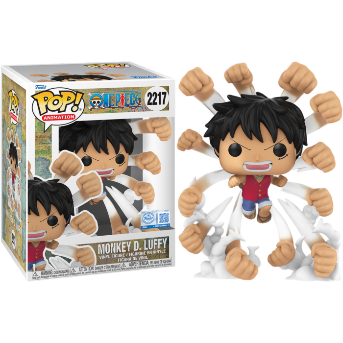 Funko Pop! Premium Monkey D. Luffy (Gum Gum Gatling) #2217 One Piece - boxed