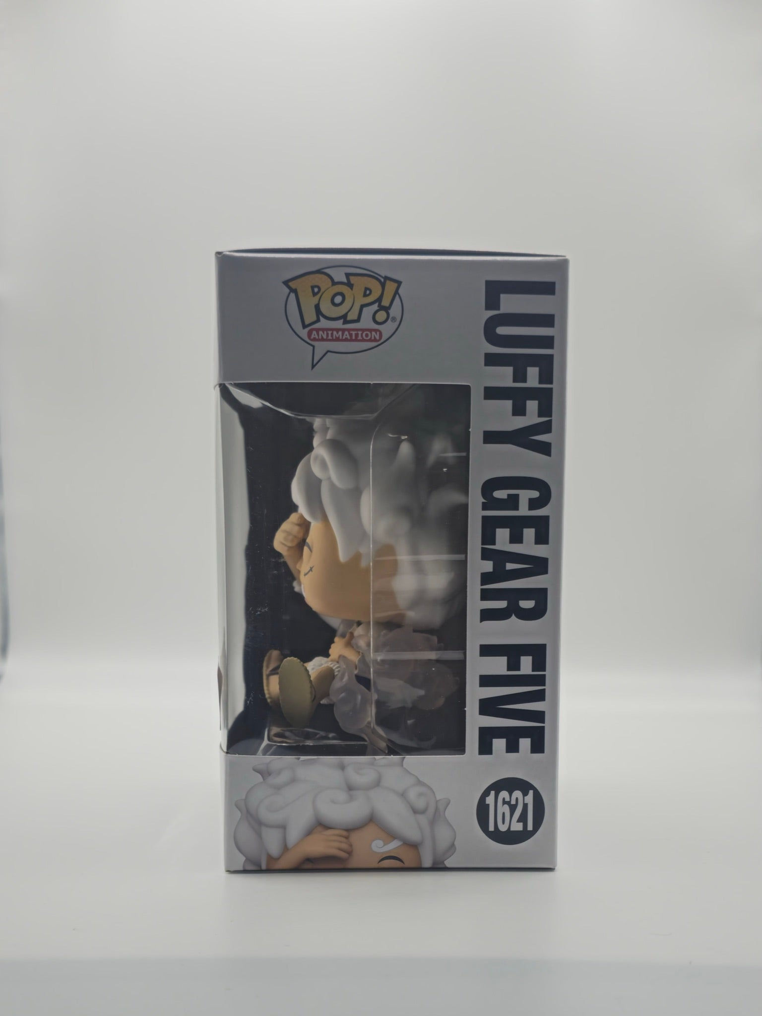 Funko Pop Luffy Gear Five #1621 - side of box