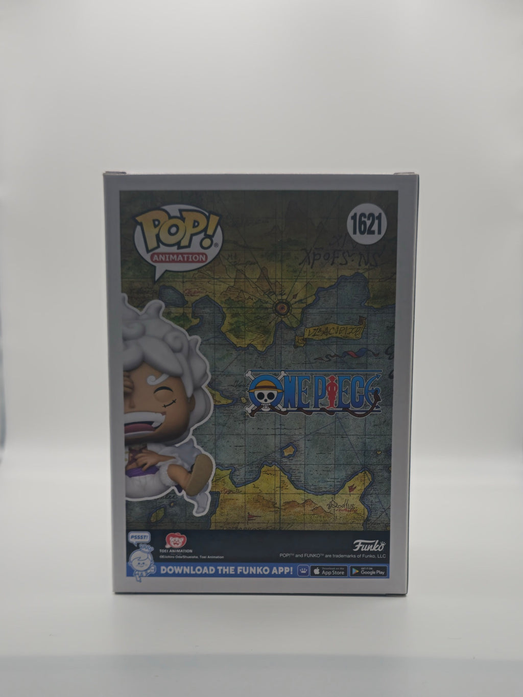 Funko Pop Luffy Gear Five #1621 - back of box