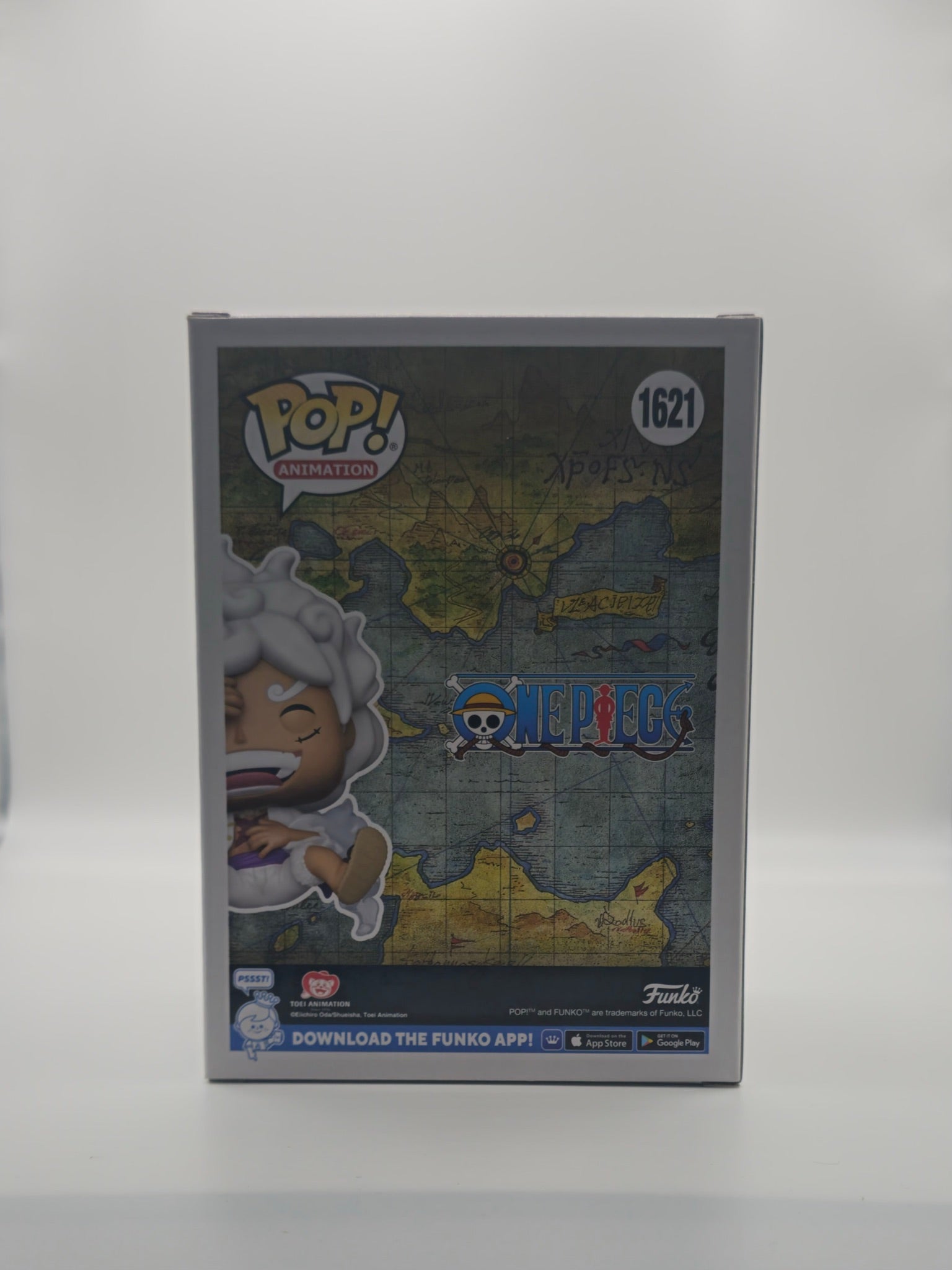 Funko Pop Luffy Gear Five #1621 - back of box
