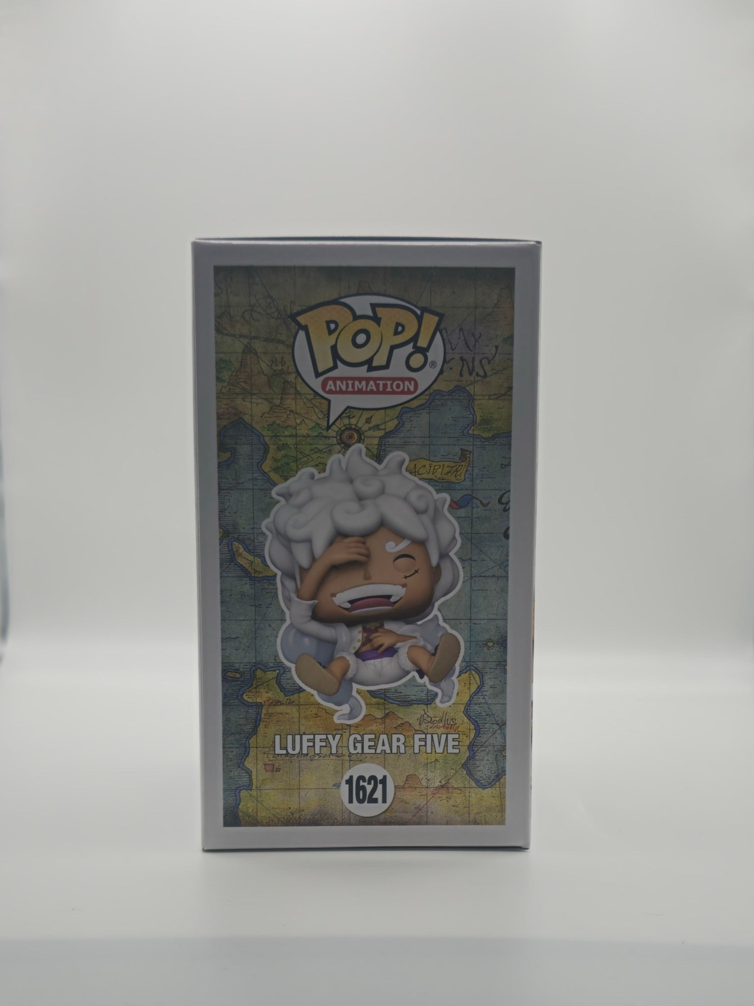 Funko Pop Luffy Gear Five #1621 - other side of box