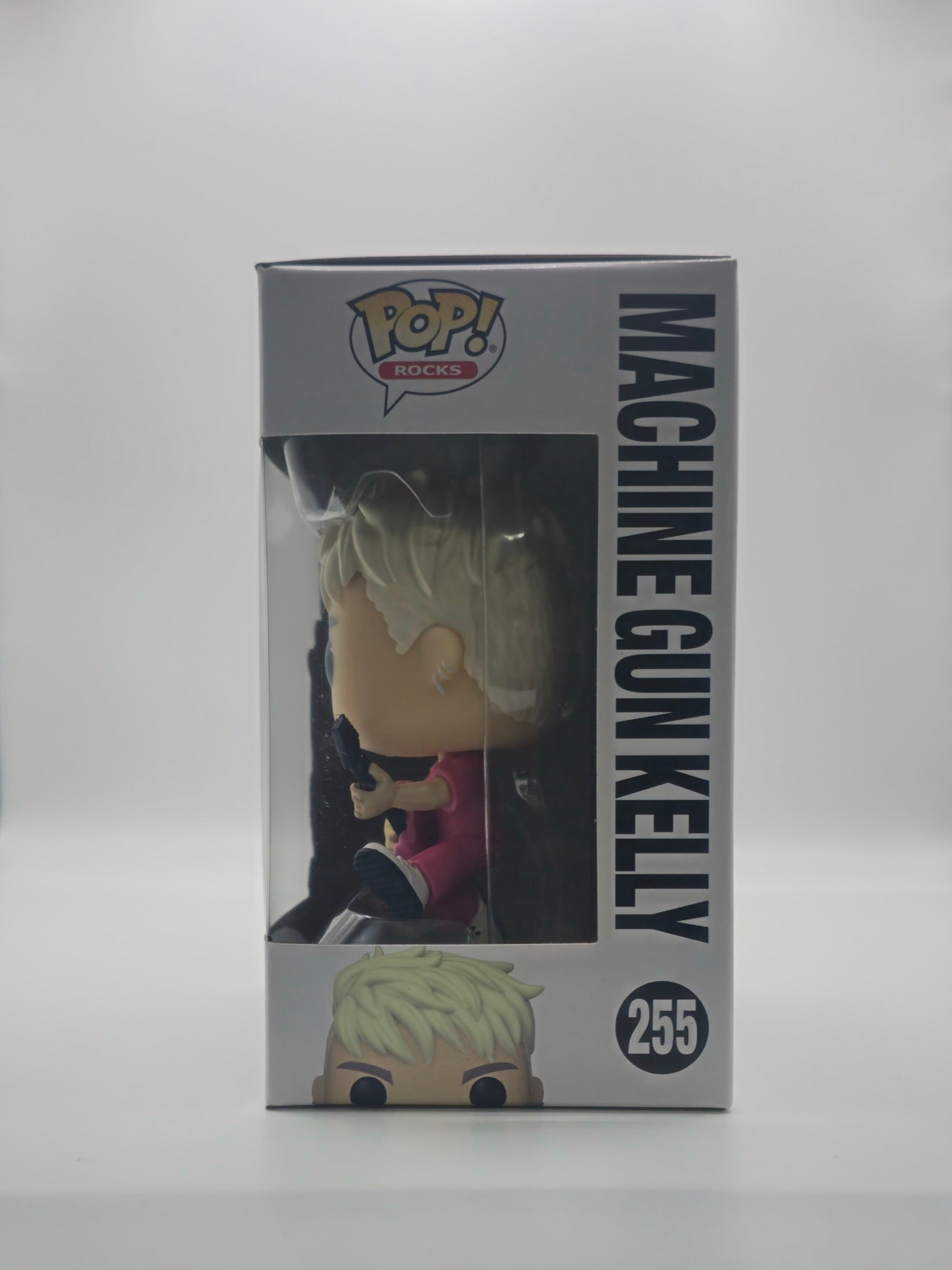 Funko Pop Machine Gun Kelly #255 - side of box